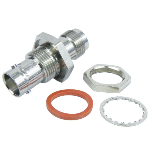 Hermetically Sealed TNC Female to BNC Female Bulkhead Adapter SM3549