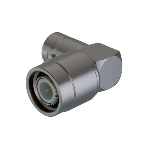 RA TNC Male (Plug) to BNC Female (Jack) Adapter, Nickel Plated Brass Body, High Temp, 1.25 VSWR SM3554