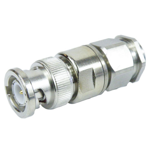 TNC Male (Plug) to BNC Male (Plug) Adapter, Passivated Stainless Steel Body, 1.25 VSWR SM3562