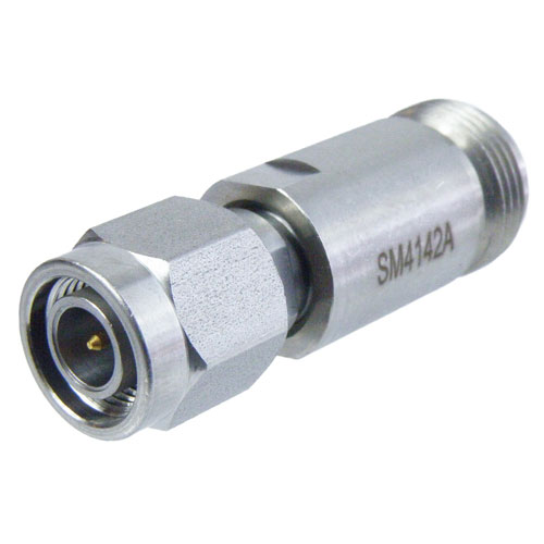 Precision N Female (Jack) to TNC Male (Plug) Adapter, 1.15 VSWR SM4142A