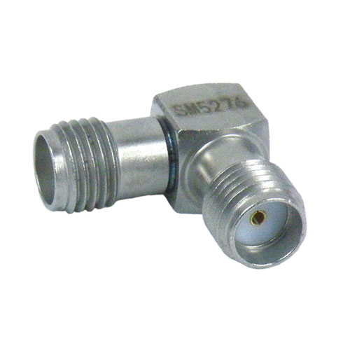 RA SMA Female (Jack) to SMA Female (Jack) Adapter, Passivated Stainless Steel Body, 1.25 VSWR SM5276
