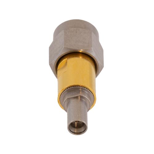 2.92mm Male (Plug) to Mini SMP Male (Plug) Full Detent Adapter, Gold Plated Beryllium Copper Body, 1.3 VSWR SM8927
