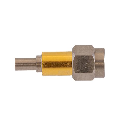 2.92mm Male (Plug) to Mini SMP Male (Plug) Full Detent Adapter, Gold Plated Beryllium Copper Body, 1.3 VSWR SM8927