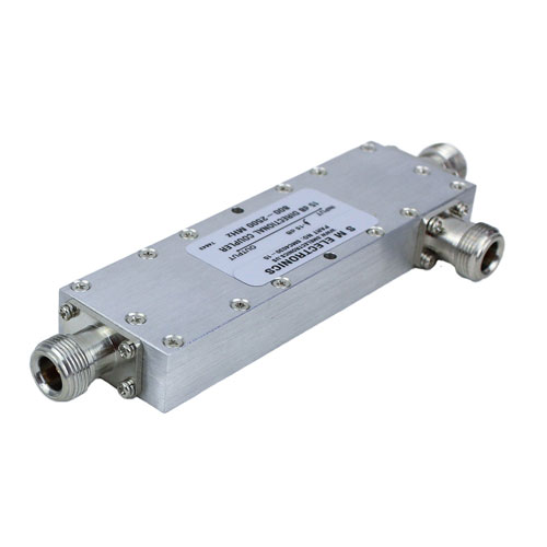 N Directional Coupler 15 dB Coupled Port From 800 MHz to 2.5 GHz Rated To 100 Watts SMC4030-15