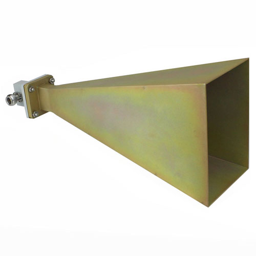 WR-112 Standard Gain Horn With N Female Input and 20 dB Typical Gain Operating Within 7.05 GHz to 10 GHz Frequency Range SMH1112NR-20