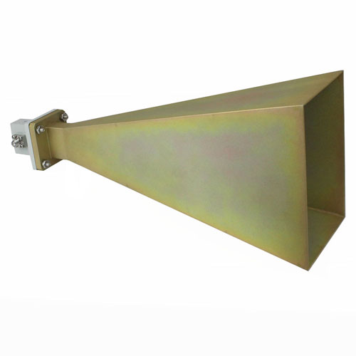WR-112 Standard Gain Horn with SMA Female Input and 20 dB Typical Gain Operating Within 7.05 GHz to 10 GHz Frequency Range SMH1112SR-20