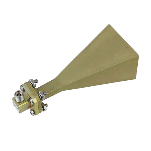 WR-28 Standard Gain Horn With 2.92mm Female Input and 20 dB Typical Gain Operating Within 26.5 GHz to 40 GHz Frequency Range SMH128KR-20