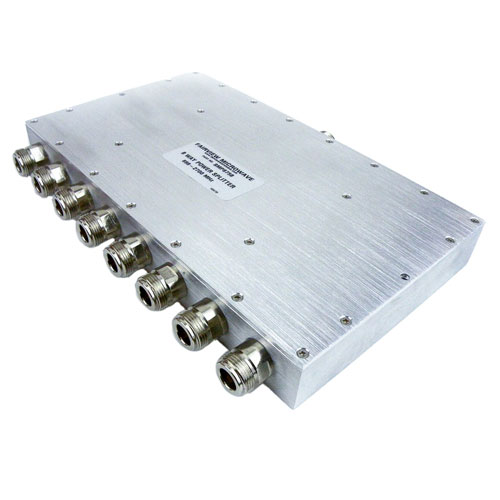 8 Way Power Divider N Connectors From 698 MHz to 2.7 GHz Rated at 5 Watts SMP8758