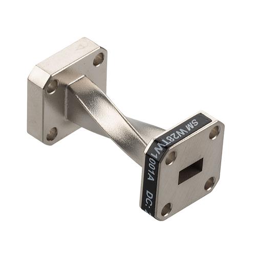 WR-28 90 Degree Waveguide Twist Using a UG-599/U Flange And a 26.5 GHz to 40 GHz Frequency Range SMW28TW1001A