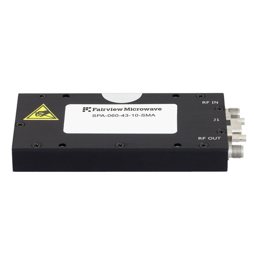 High Power Amplifier at 5 Watt P1dB Operating from 3.1 GHz to 3.5 GHz with SMA Input, SMA Output and 8 dB Gain SPA-035-08-05-SMA