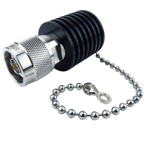 N Male (Plug) Termination (Load) 10 Watts To 18 GHz With Chain, 1.4 VSWR ST18N532