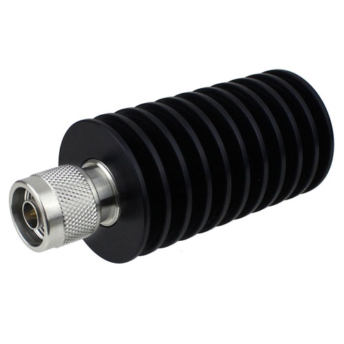 N Male (Plug) Termination (Load) 50 Watts To 8.5 GHz, Heatsink Body, 1.3 VSWR, 5 KWatts Peak Power ST8N-50