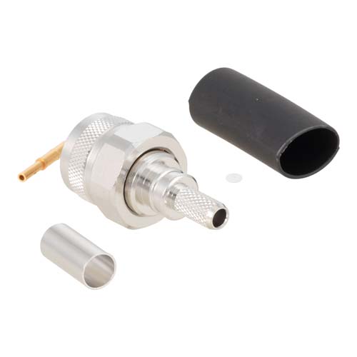 TNC Male (Plug) Connector for LMR-195 Cable, Crimp/Solder TC-195-TM-X