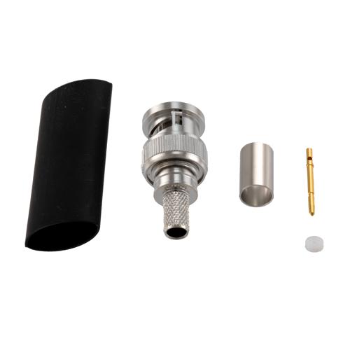 75 Ohm BNC Male Connector Crimp Attachment for LMR-240-75, LMR-240-75-DB, LMR-240-75-FR Cable TC-240-BM-75-X