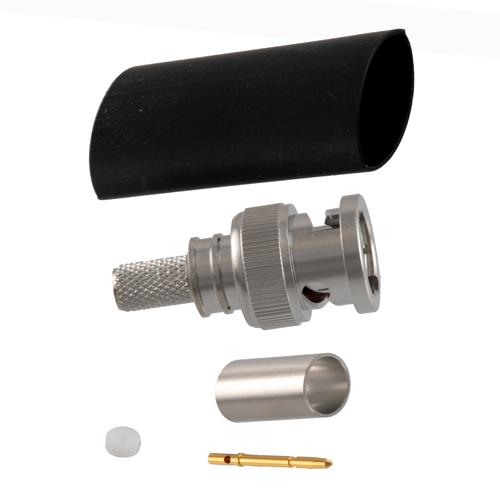 75 Ohm BNC Male Connector Crimp Attachment for LMR-240-75, LMR-240-75-DB, LMR-240-75-FR Cable TC-240-BM-75-X