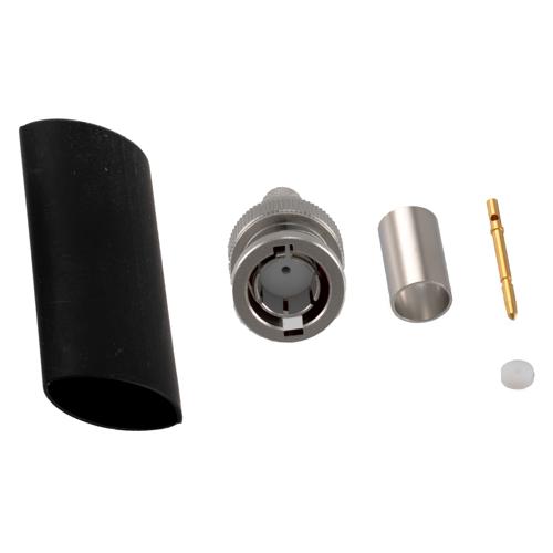 75 Ohm BNC Male Connector Crimp Attachment for LMR-240-75, LMR-240-75-DB, LMR-240-75-FR Cable TC-240-BM-75-X
