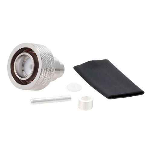 4.3-10 Male Low PIM Snap-On Connector Solder Attachment for SPP-250-LLPL, SPF-250, SPO-250, 1/4" Superflexible, FM-1/4SFHC TC-250-4310MS-LP