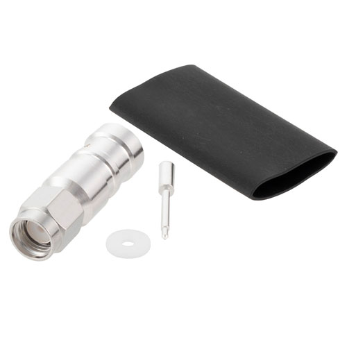 SMA Male Low PIM Connector Solder Attachment for SPP-250-LLPL, SPO-250, SPF-250 Cable TC-250-SM-LP