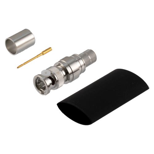 75 Ohm BNC Male Connector Crimp Attachment for LMR-400-75, LMR-400-75-DB, LMR-400-75-FR Cable TC-400-BM-75-X