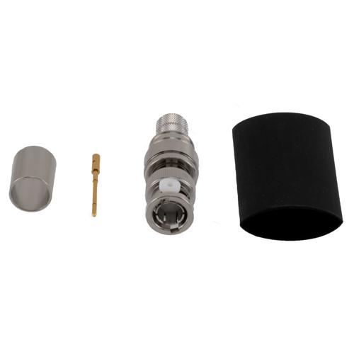 75 Ohm BNC Male Connector Crimp Attachment for LMR-400-75, LMR-400-75-DB, LMR-400-75-FR Cable TC-400-BM-75-X