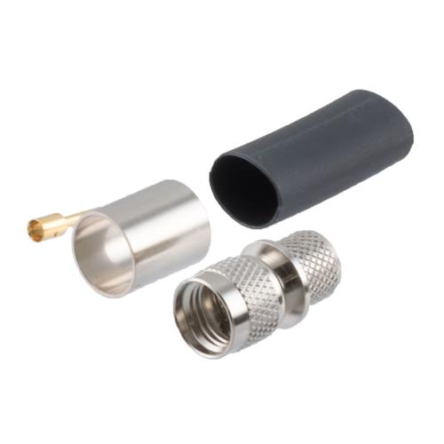 Mini UHF Male Connector Crimp/Solder Attachment for LMR-400, LMR-400-DB, LMR-400-UF, LMR-400-LLPX Cable TC-400-MUHF