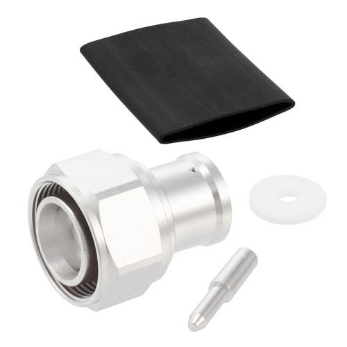 4.3-10 Male (Plug) Low PIM Connector for SPP-500-LLPL, SPO-500, SPF-500 Cable, Solder TC-500-4310M-LP
