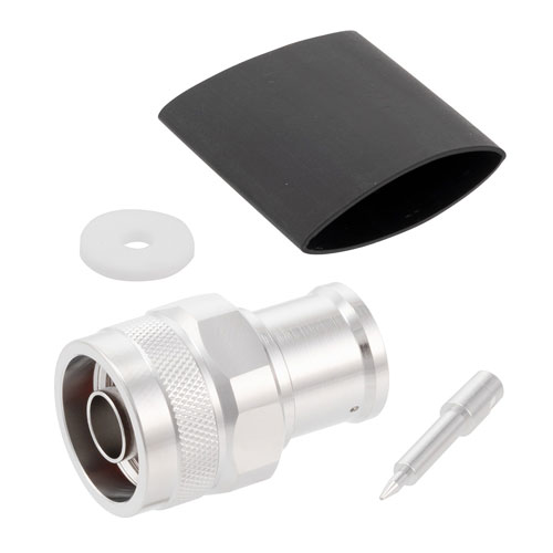 N Male (Plug) Low PIM Connector for SPO-500, SPF-500 Cable, Solder TC-500-NM-LP