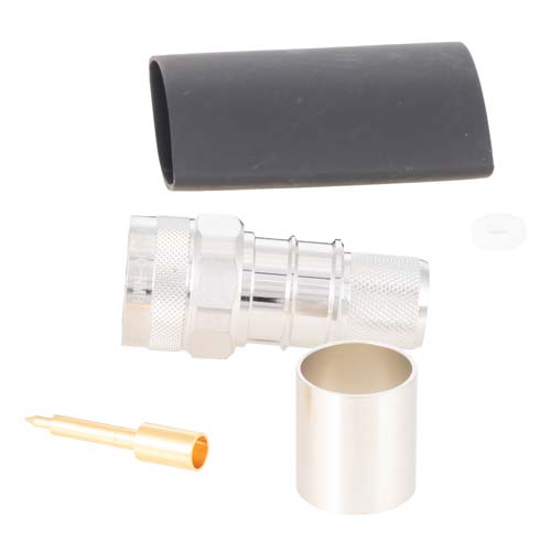 N Male (Plug) Connector for LMR-600 Cable, Crimp/Solder TC-600-NMH-X