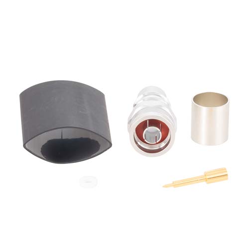 N Male (Plug) Connector for LMR-600 Cable, Crimp/Solder TC-600-NMH-X