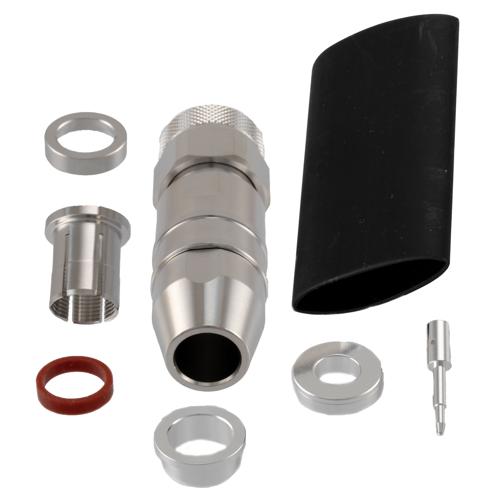 N Male Low PIM Connector Clamp/Solder Attachment for TCOM-400, TCOM-400-FR, LMR-400, LMR-400-DB, LMR-400-FR, LMR-400-UF TCP-400-NMC-LP