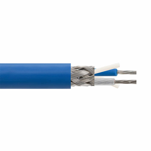 TWC-124-2-FM 124 Ohm Flexible Coax Cable Blue PVC Jacket TWC-124-2-FM
