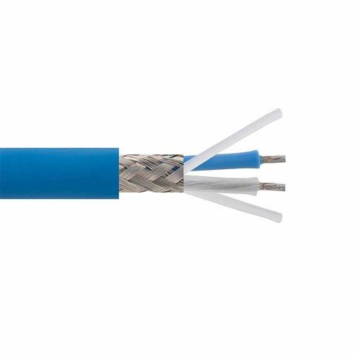 TWCH-78-2-FM 78 Ohm Flexible Coax Cable Blue HF POF Jacket TWCH-78-2-FM