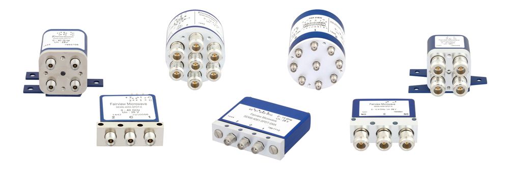 Electromechanical RF Relay Switches from Fairview Microwave