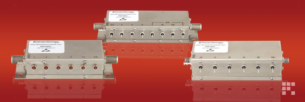 Fairview Microwave Launches New Line of Relay Controlled Programmable Attenuators that Cover Broadband Frequencies from DC to 2000 MHz