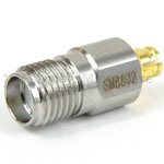 SMA Female (Jack) to SMP Female (Jack) Adapter, Passivated Stainless Steel  Body, 1.2 VSWR