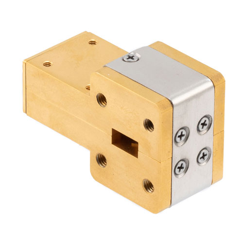 WR28 Waveguide Isolator with 16 dB min Isolation from 26.5 GHz to 40