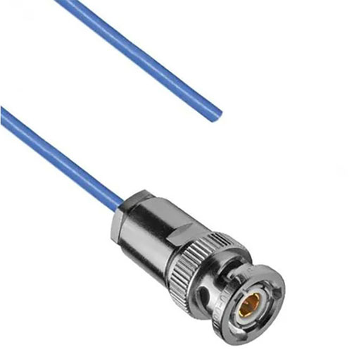 1553 TRB 3Slot Plug to Blunt Cut Genderless Cable 78 Ohm FMBC3002003 Coax in 12 Inch