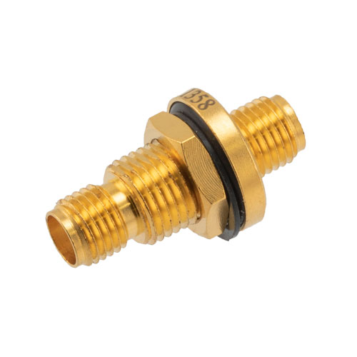 Hermetically Sealed SMA Female to SMA Female Bulkhead Adapter MILSTD