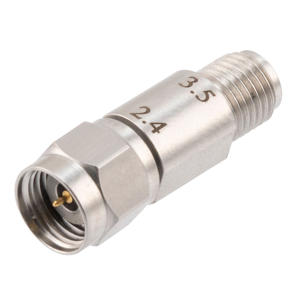 3.5mm Male (Plug) to 2.4mm Male (Plug) Adapter, Passivated