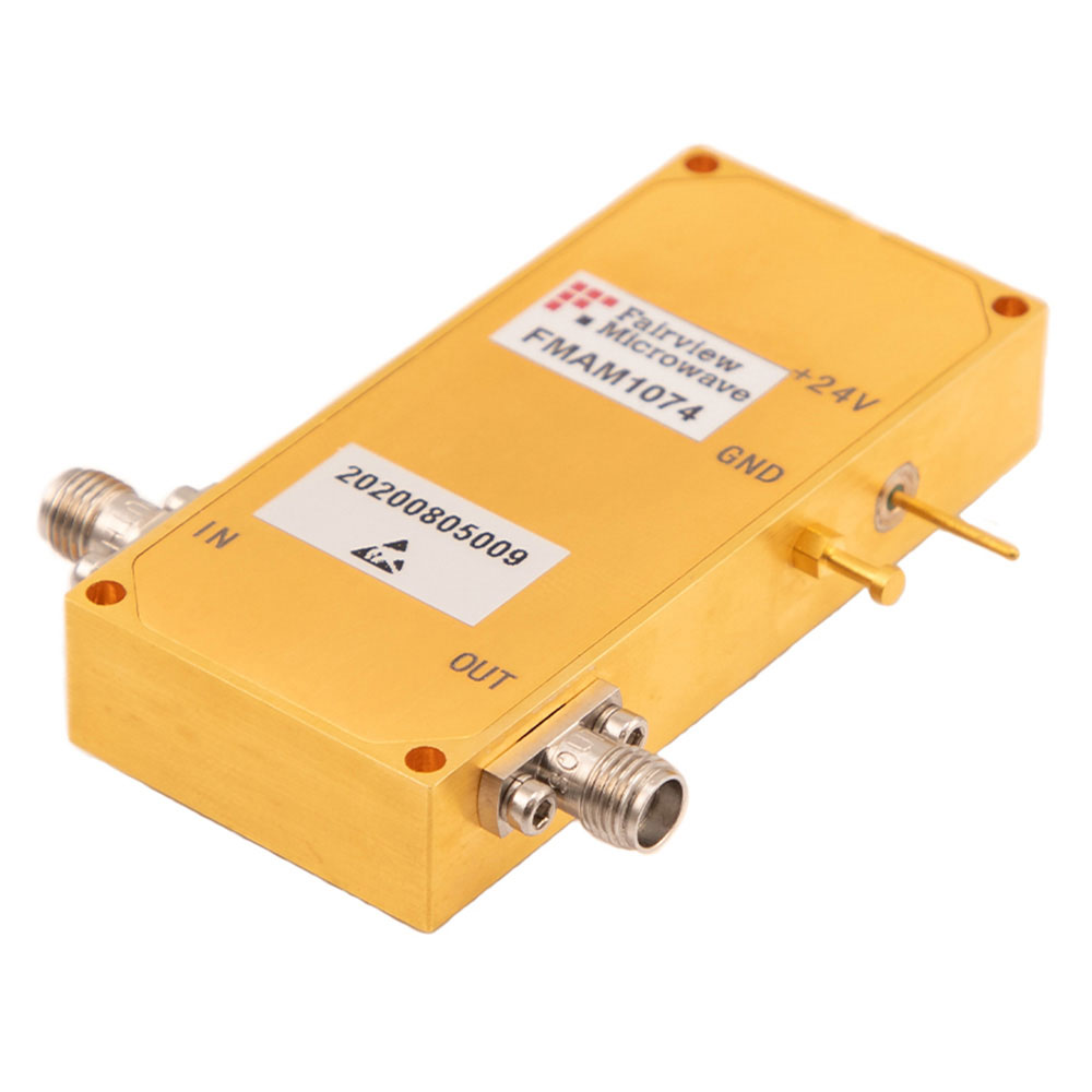29 dB Gain GaN Input Protected Low Noise Amplifier Operating from 1 GHz to 23 GHz with 3.5 dB NF, 23 dBm Psat and SMA
