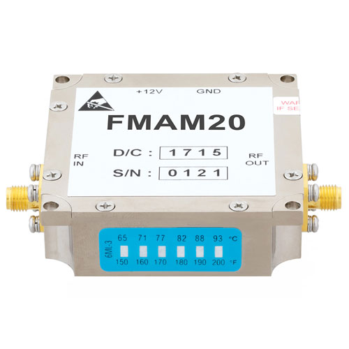 25 dB Gain Block Amplifier Operating From 2 GHz to 4 GHz with 15 dBm