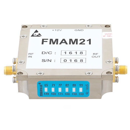 26 dB Gain Block Amplifier Operating From 2 GHz to 6 GHz with 15 dBm