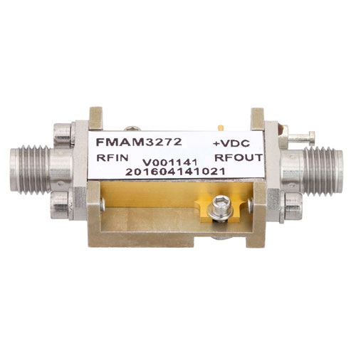 3 dB NF, 10 MHz to 20 GHz, Low Noise Broadband Amplifier with 22 dBm