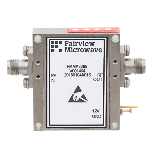 4.5 dB NF, 18 GHz to 40 GHz, Low Noise Broadband Amplifier with 10 dBm