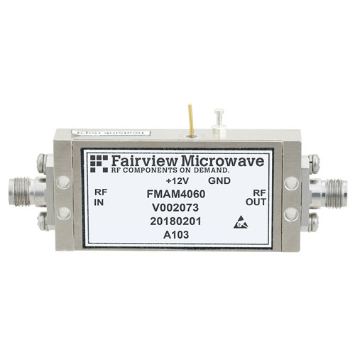 40 dB Gain Medium Power Amplifier at 1 Watt P1dB Operating from 6 GHz