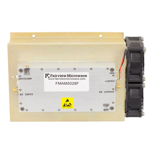 43 dB Gain High Power LDMOS Amplifier at 25 Watt Psat Operating from 0.