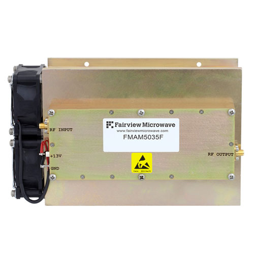 41 dB Gain High Power High Gain Amplifier at 12 Watt Psat Operating From 800 MHz to 2 GHz with