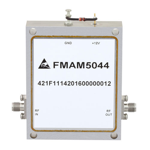 High Power Amplifier at 7 Watt P1dB Operating from 8.5 GHz to 10.5 GHz