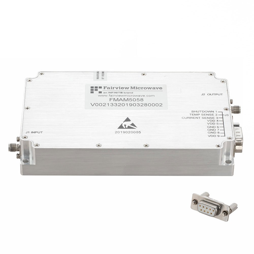50 dB Gain High Power LDMOS Amplifier at 100 Watt Psat Operating from 500 MHz to 1 GHz with SMA