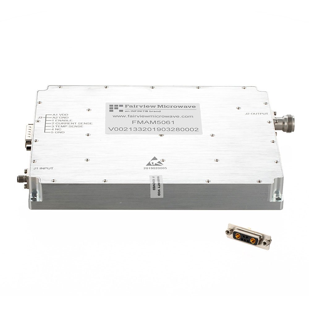 53 dB Gain High Power LDMOS Amplifier at 200 Watt Psat Operating from 800 MHz to 1 GHz with SMA Input, Type N Output